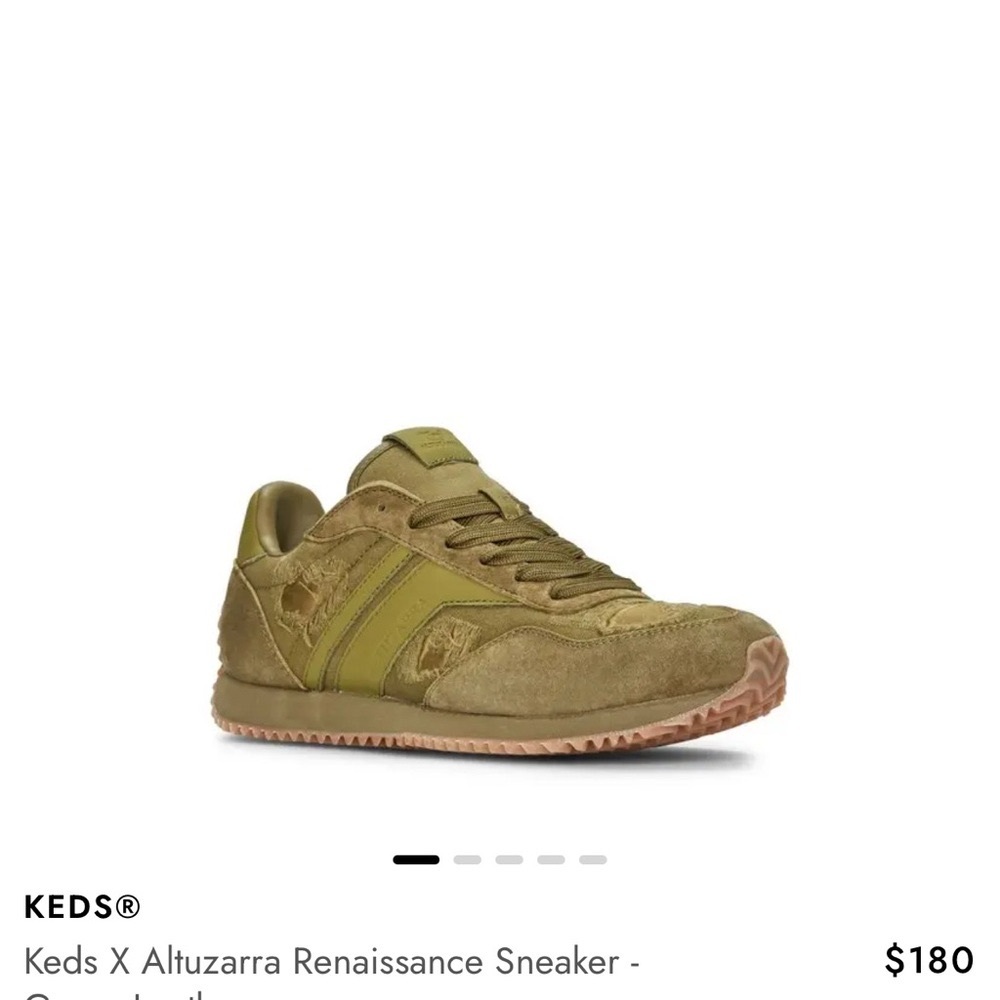 Keds X Altuzarra Olive Green Sneakers Renaissance